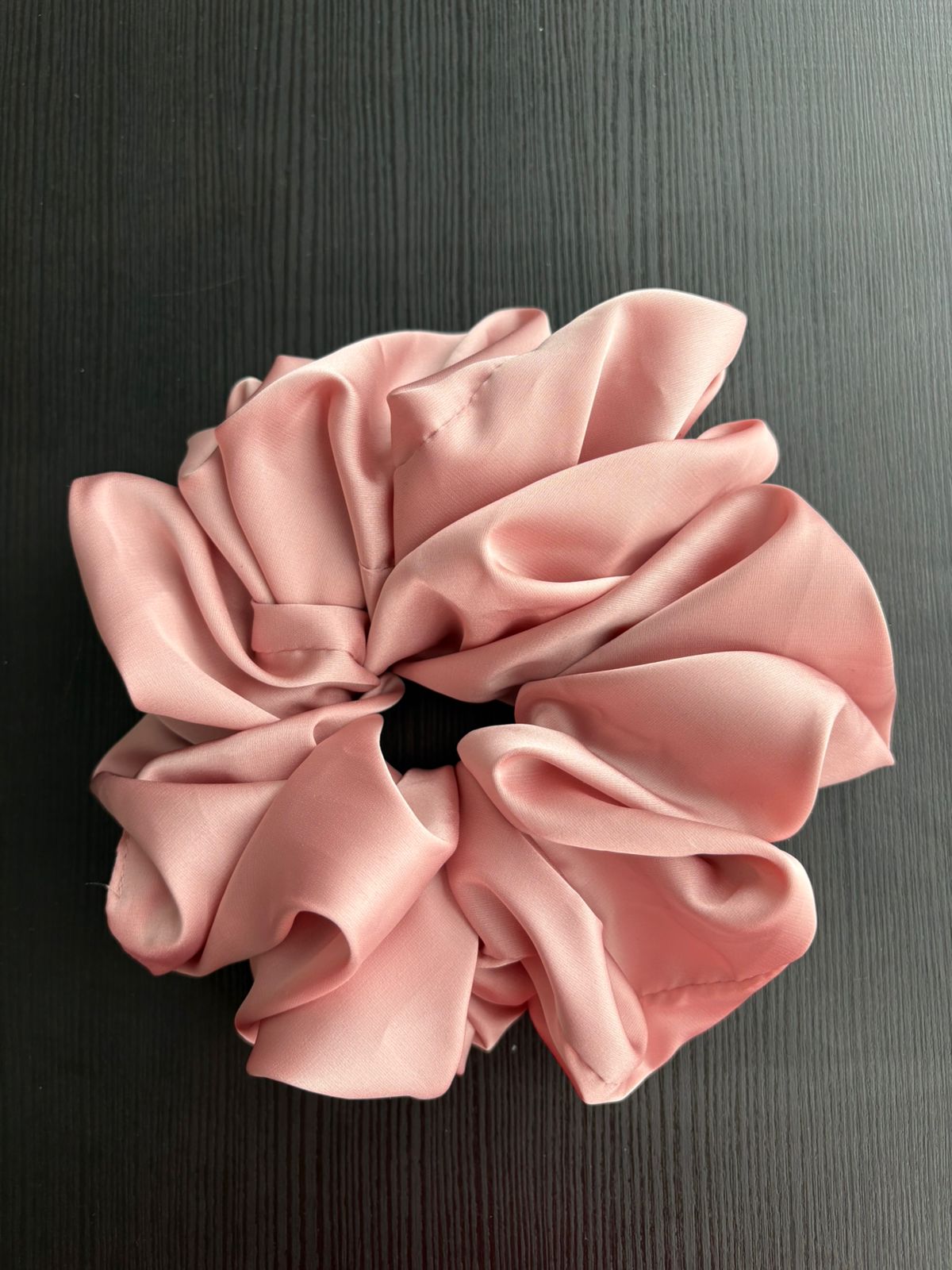 XL Oversized Silky Scrunchie – Rose Pink