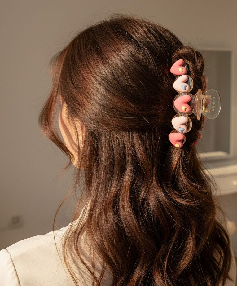 Sweet Heart Hair Claw
